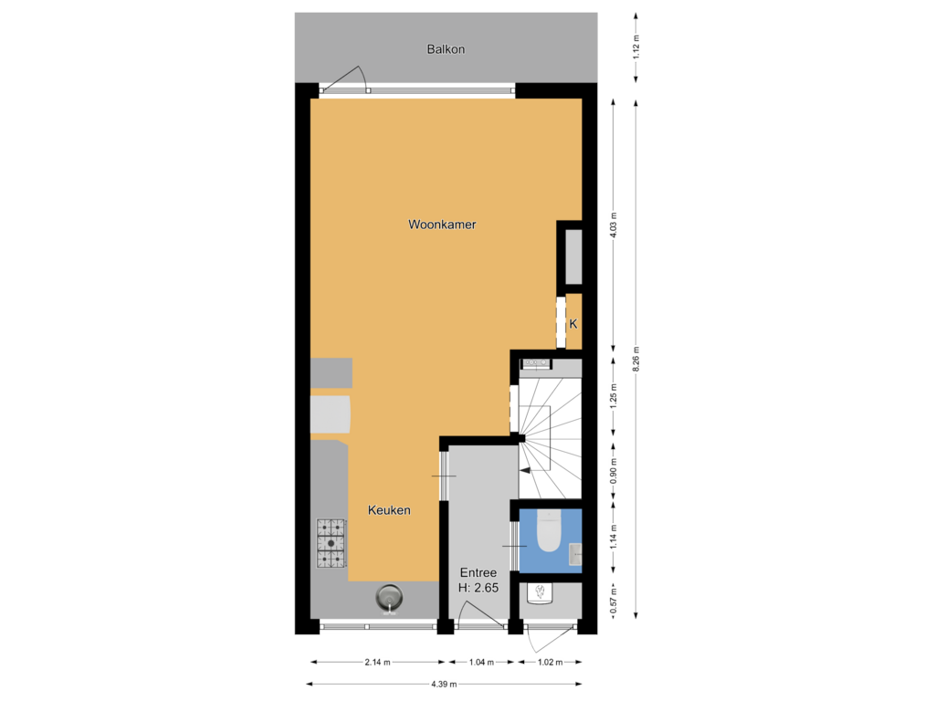 View floorplan of Derde verdieping of Karel Doormanlaan 132