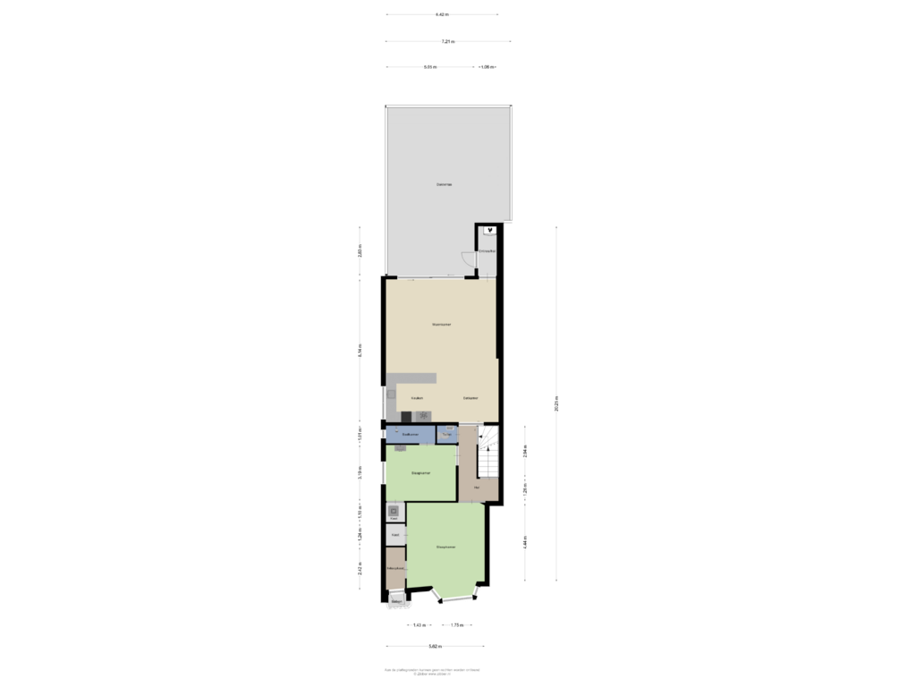 View floorplan of Eerste Verdieping of Es 6