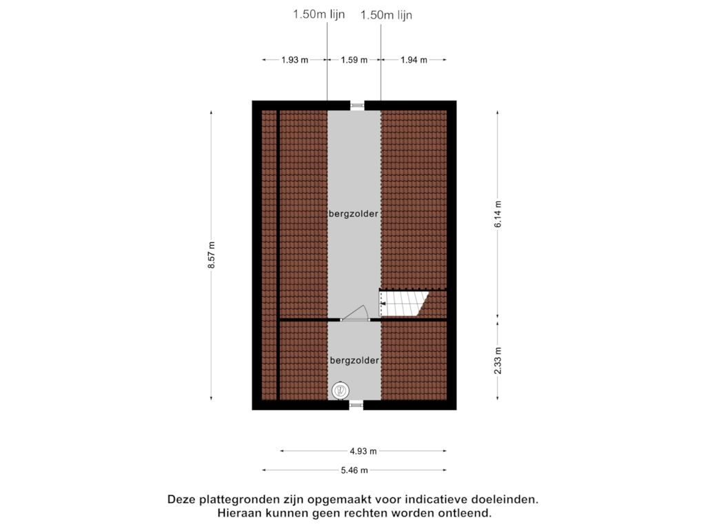 Bekijk plattegrond van 1e Verdieping van Houtvester Jansenweg 2-200