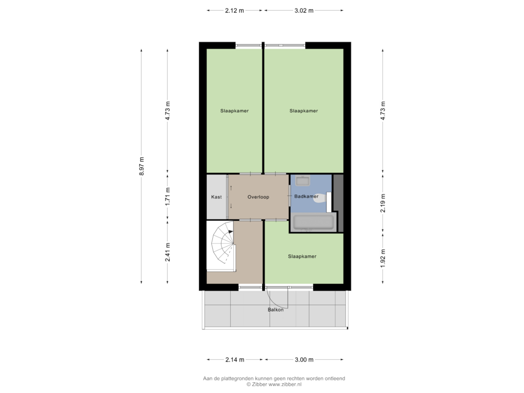 View floorplan of Verdieping 4 of Kastelenplein 150