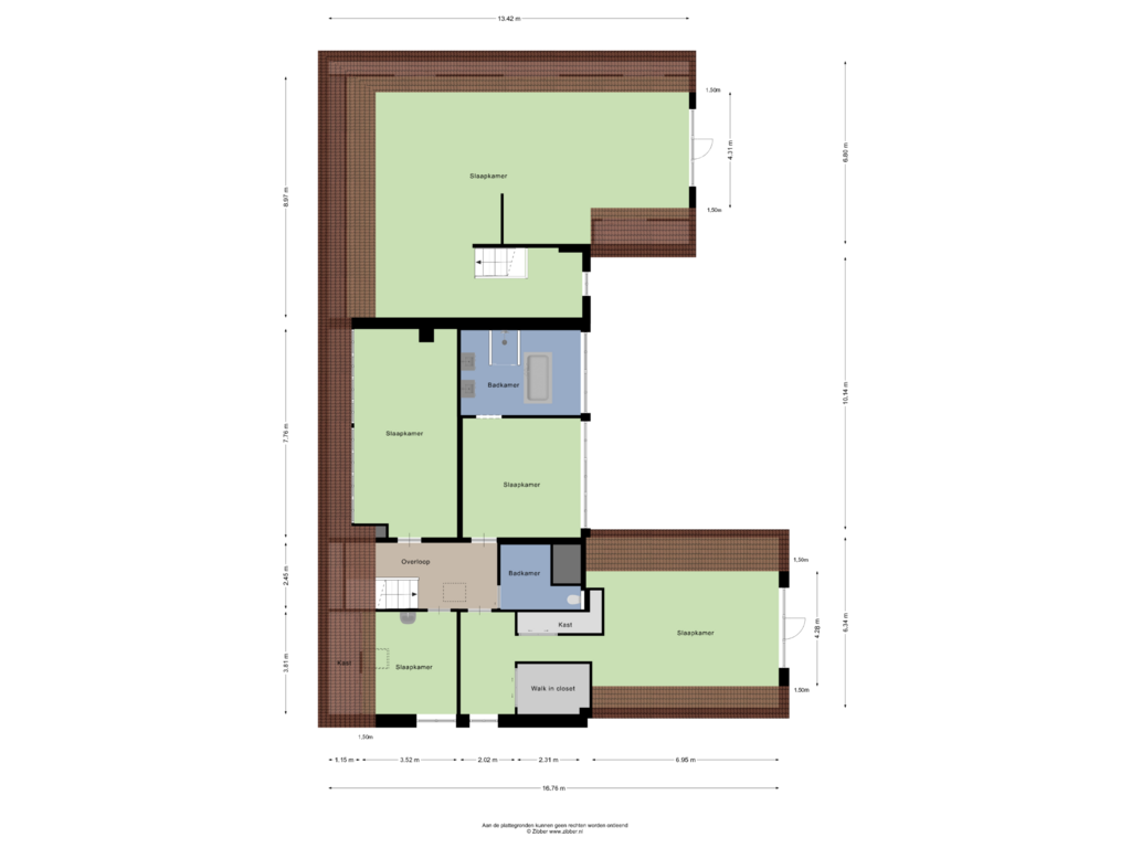 View floorplan of Eerste Verdieping of Breedestraat 40