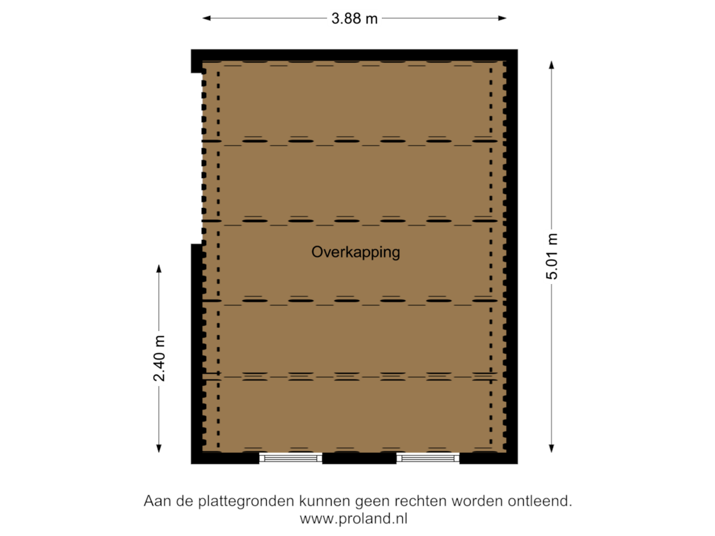 View floorplan of Overkapping of Willem de Zwijgerlaan 133