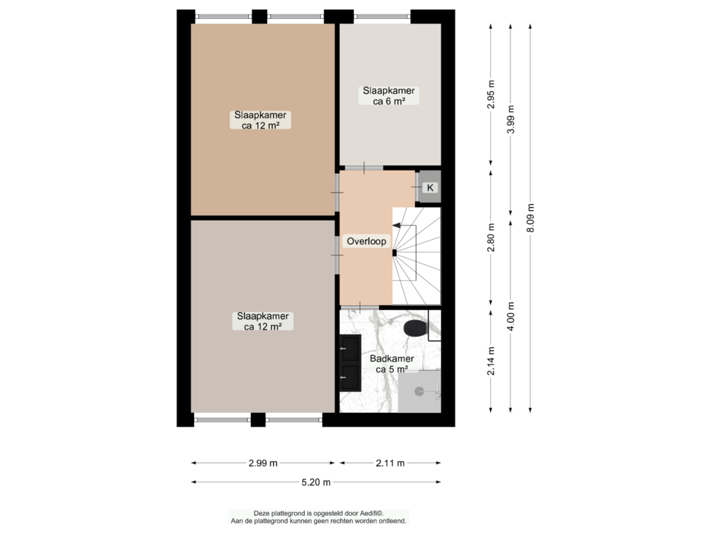 Bekijk plattegrond van Eerste verdieping van Jaltadaheerd 89