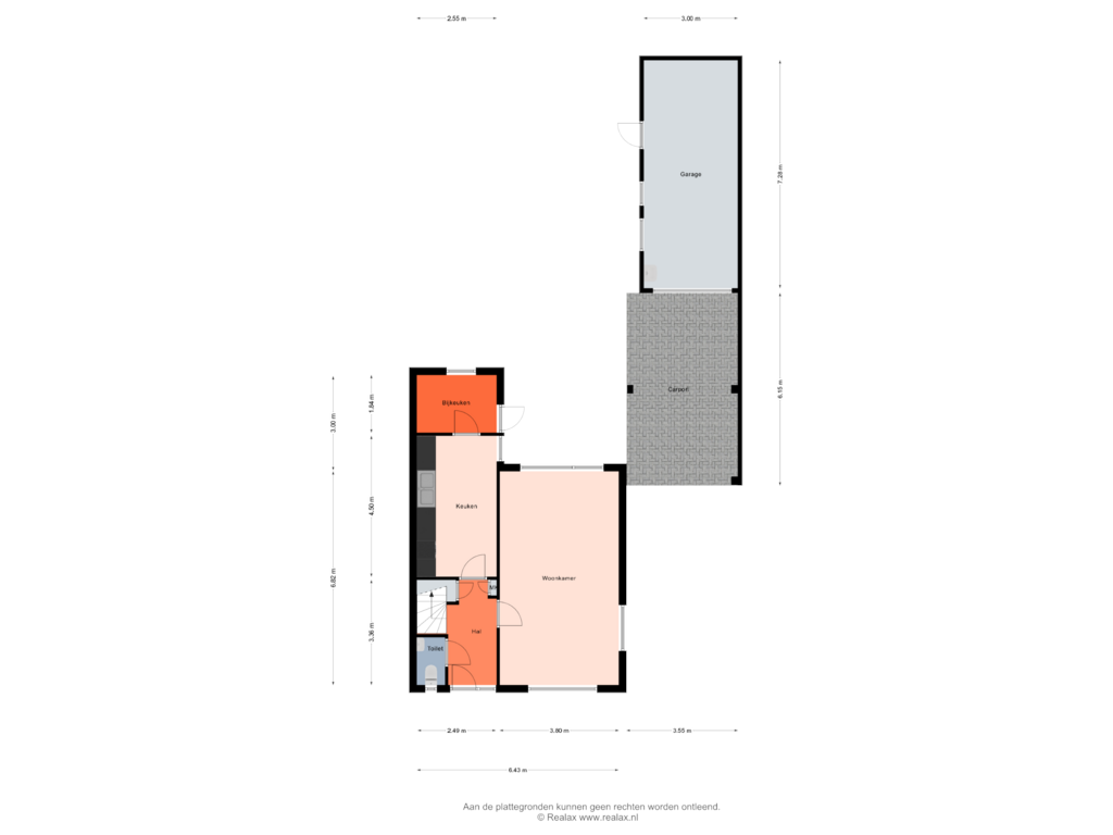 Bekijk plattegrond van Begane grond van Vleerveld 15