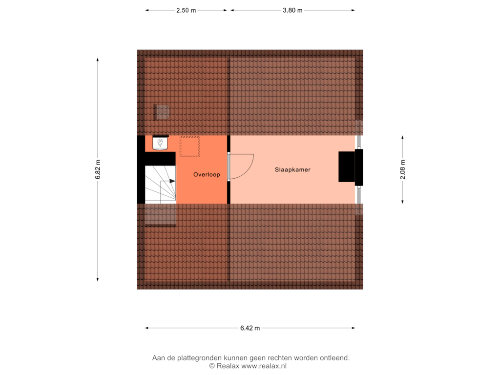 Bekijk plattegrond van Verdieping 2 van Vleerveld 15