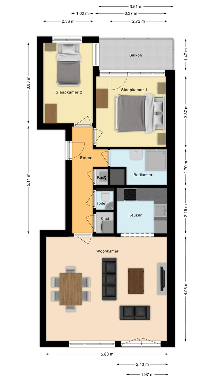 Foto 37 van Koolstraat 3-F