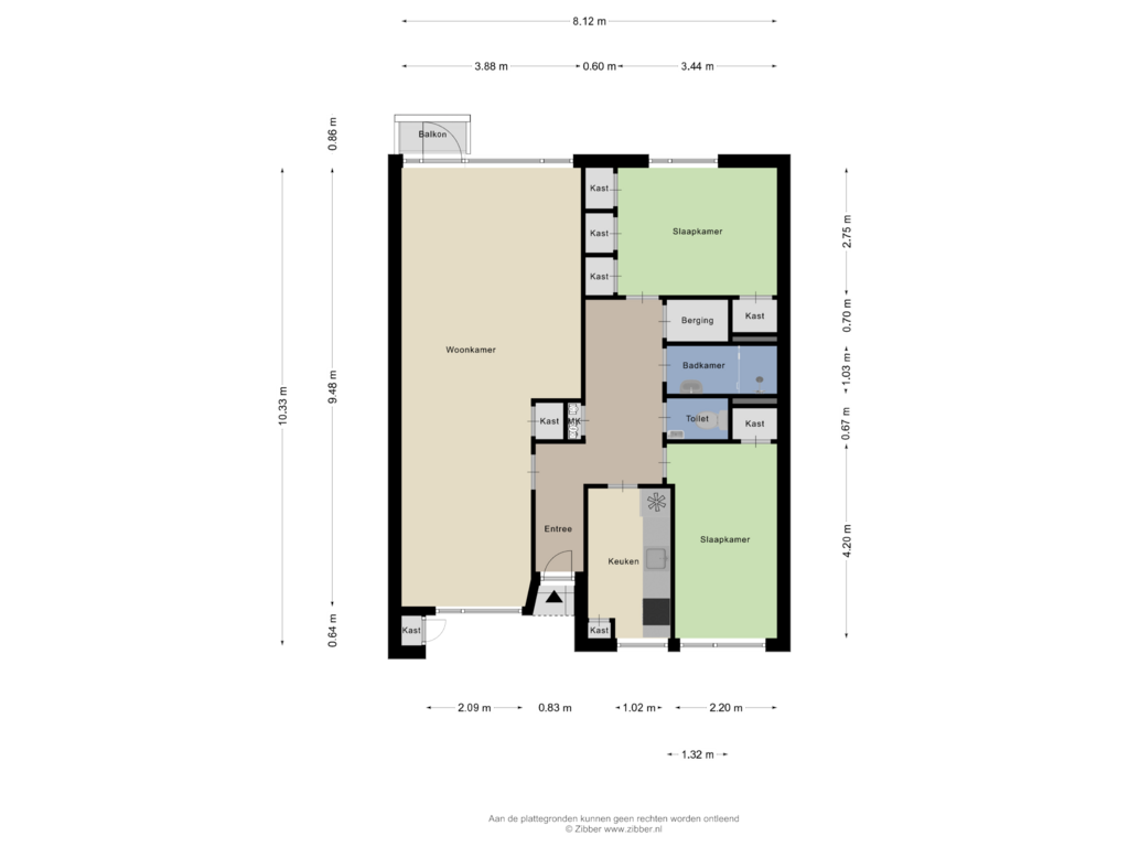 Bekijk plattegrond van Appartement van Boulevard Heuvelink 10-A