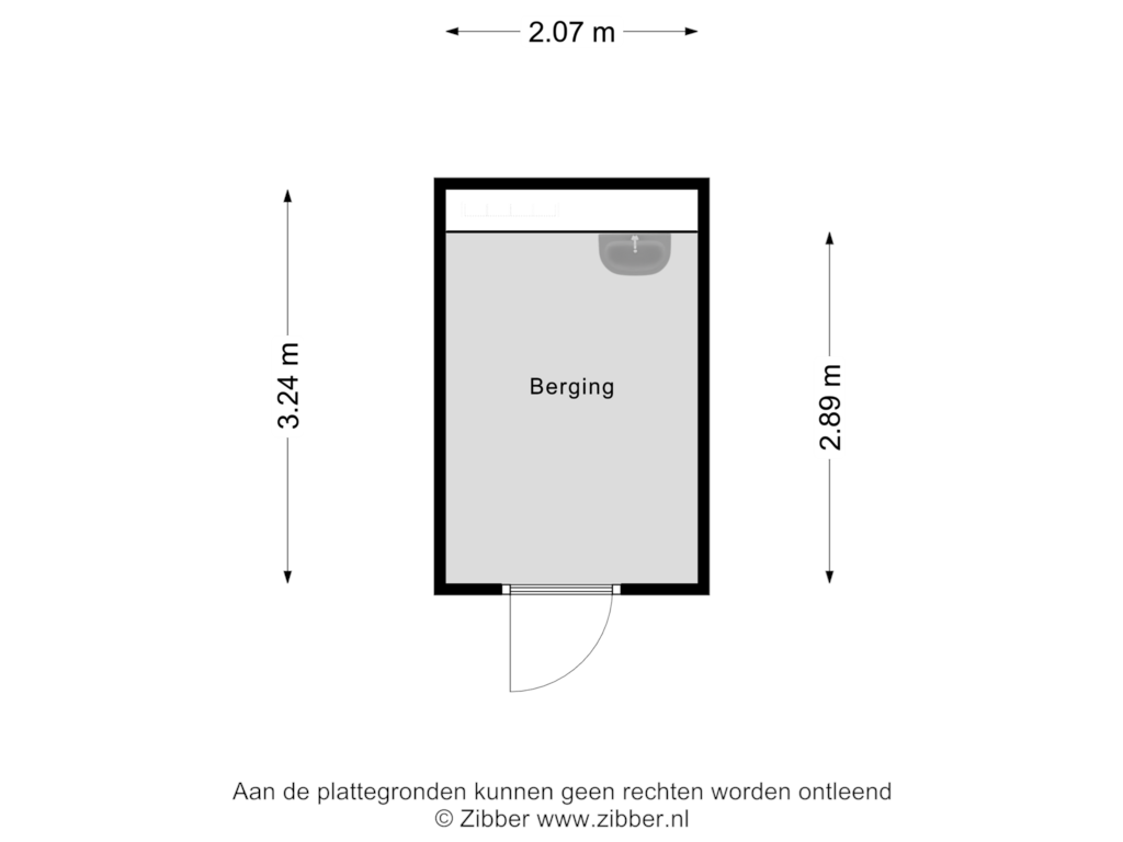 Bekijk plattegrond van Berging van Boulevard Heuvelink 10-A