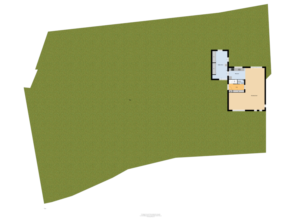 View floorplan of Tuin of Busch en Dam 16