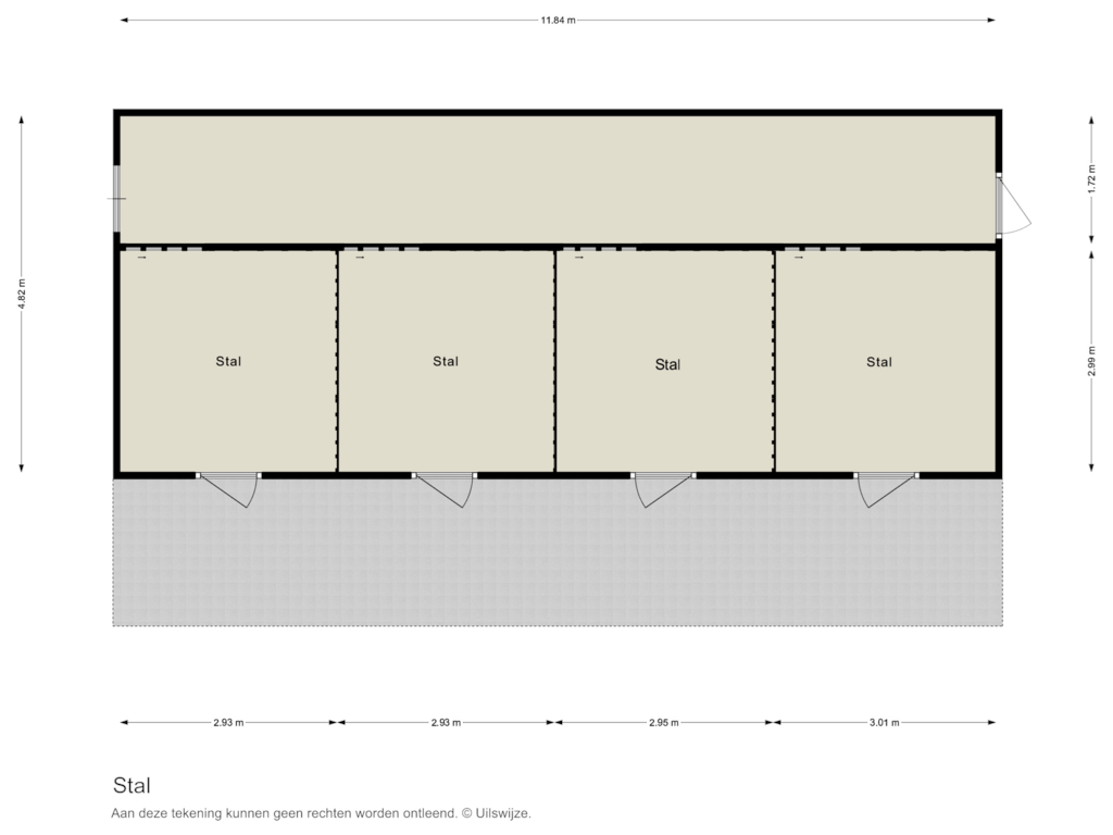 View floorplan of Stal of Vledderdiep 43