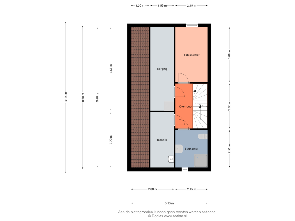 Bekijk plattegrond van Verdieping 1 van Maalderij 10