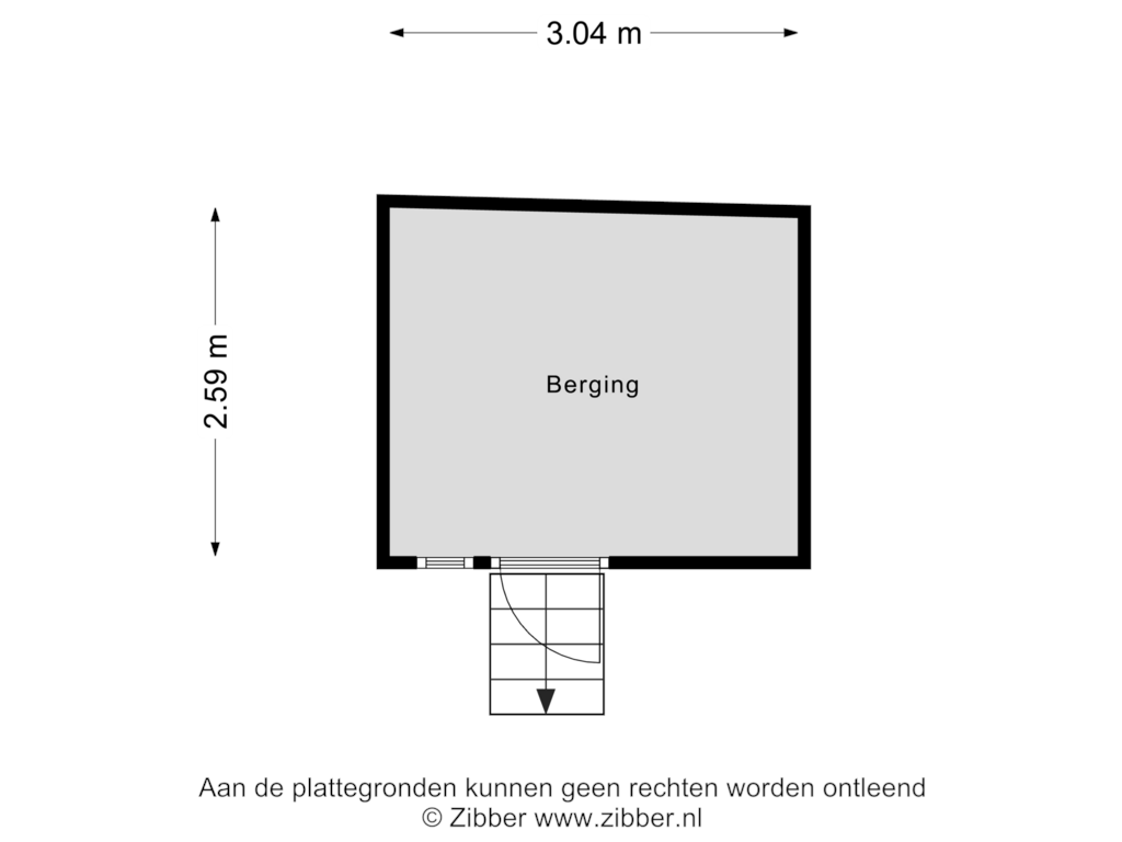 Bekijk plattegrond van Berging van Boltweg 6