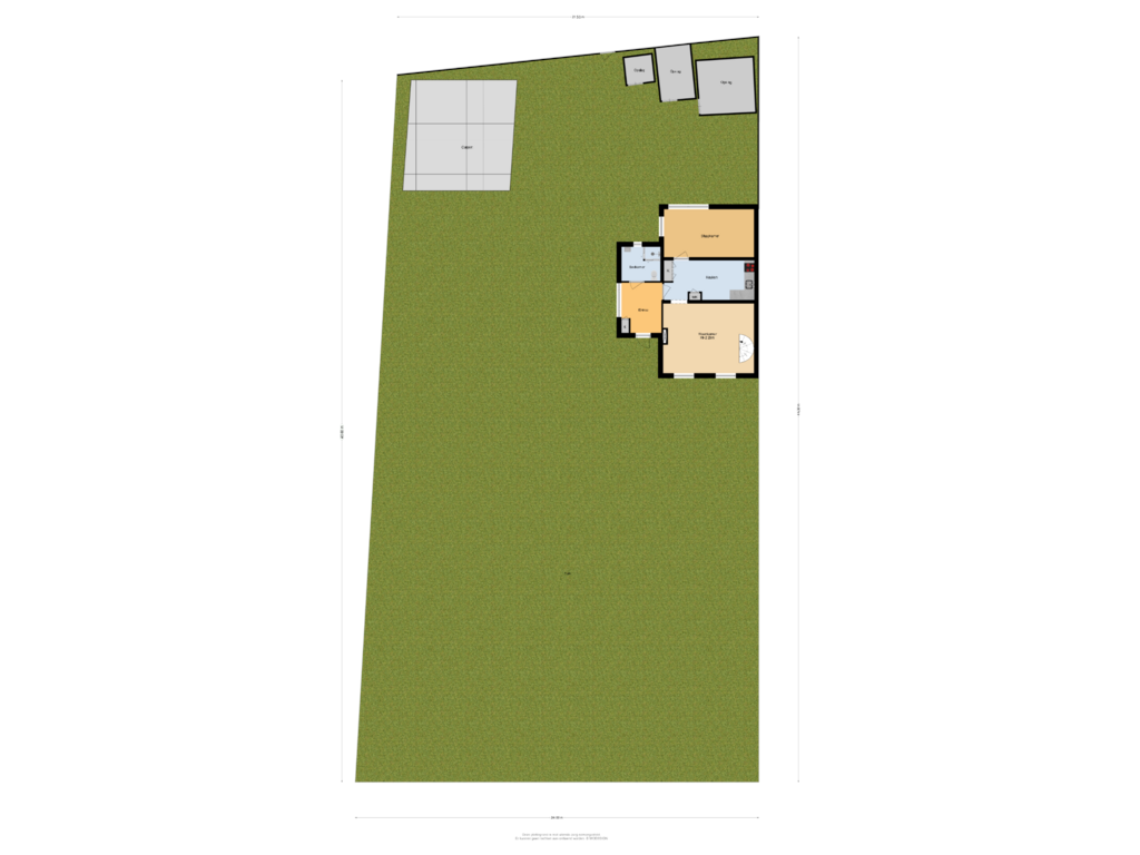 Bekijk plattegrond van Situatie van Bennebroekerdijk 54