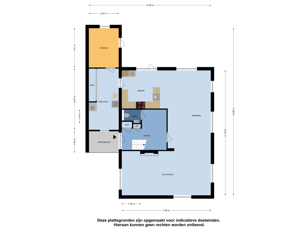 Bekijk plattegrond van Begane Grond van van Bourgondiëlaan 56