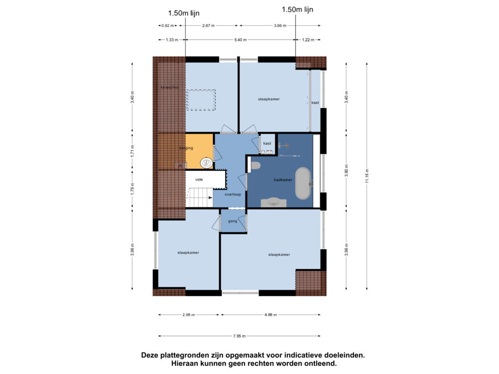 Bekijk plattegrond van Eerste Verdieping van van Bourgondiëlaan 56