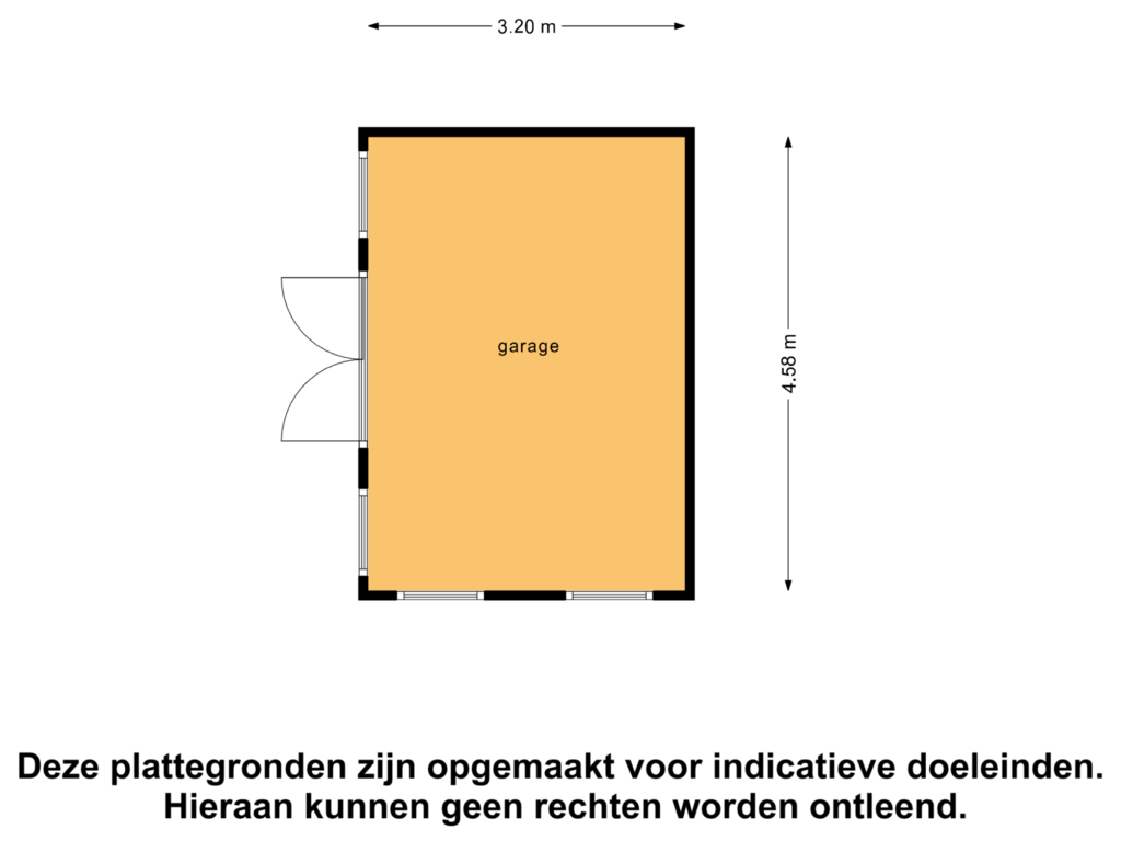 Bekijk plattegrond van Garage van van Bourgondiëlaan 56