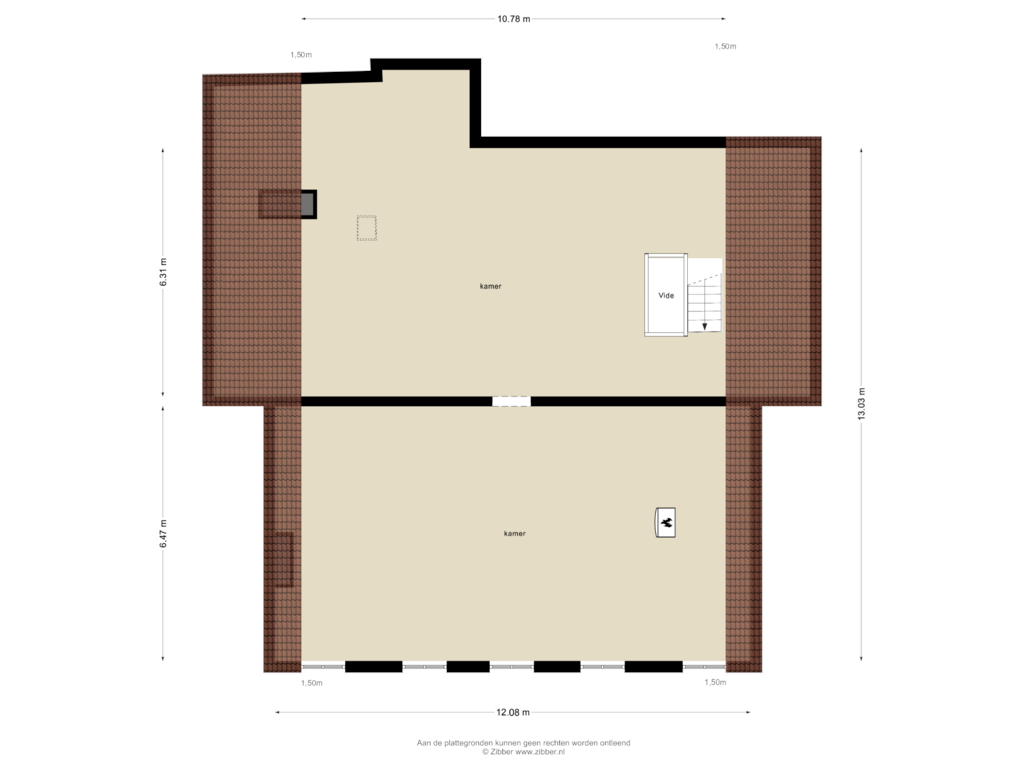 Bekijk plattegrond van Eerste Verdieping van Veenhof 5