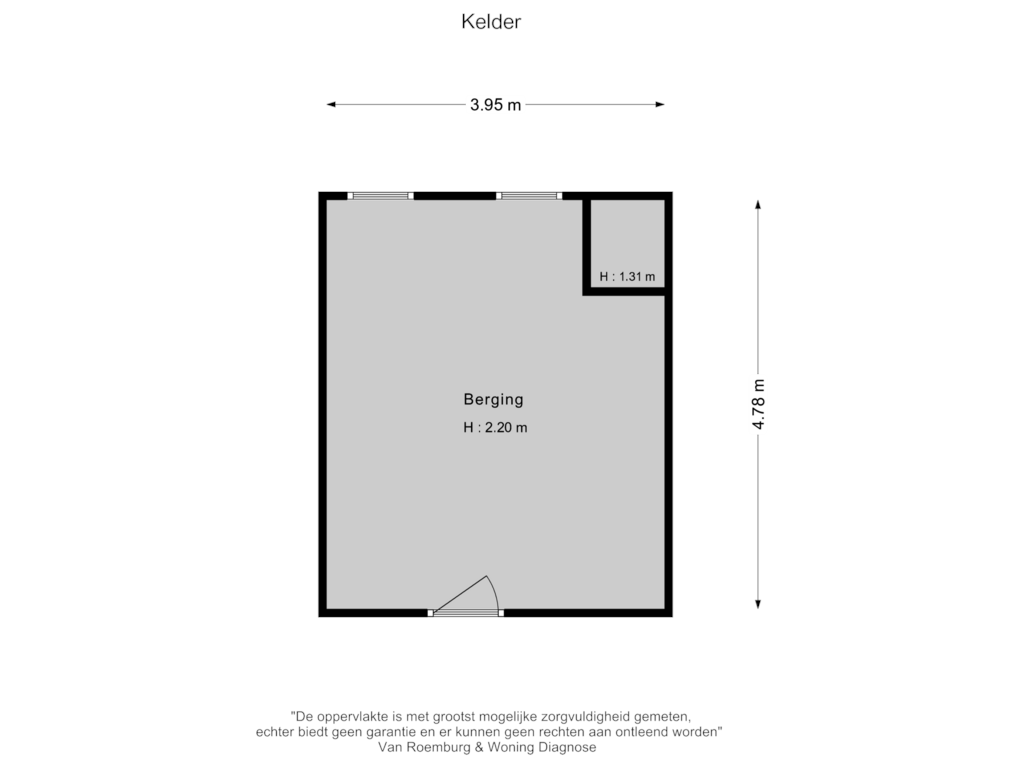 Bekijk plattegrond van Berging van Valeriusstraat 24