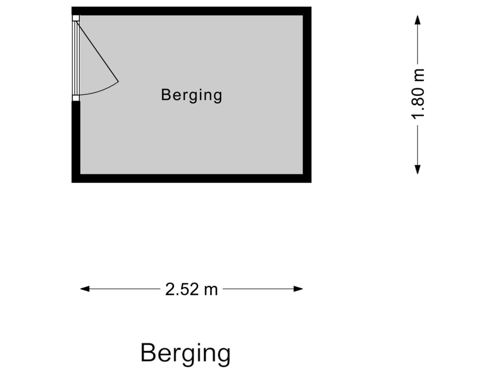 Bekijk plattegrond van Berging van Schutsplein 24