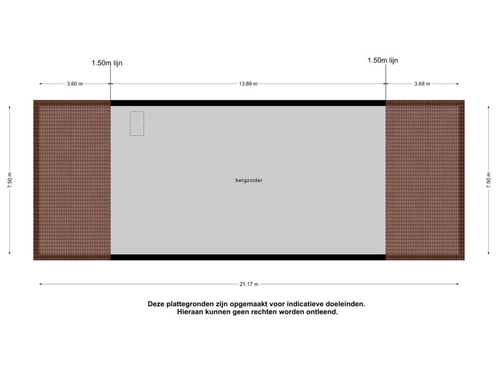 Bekijk plattegrond van Bijgebouw-Vliering van Lageweg 25