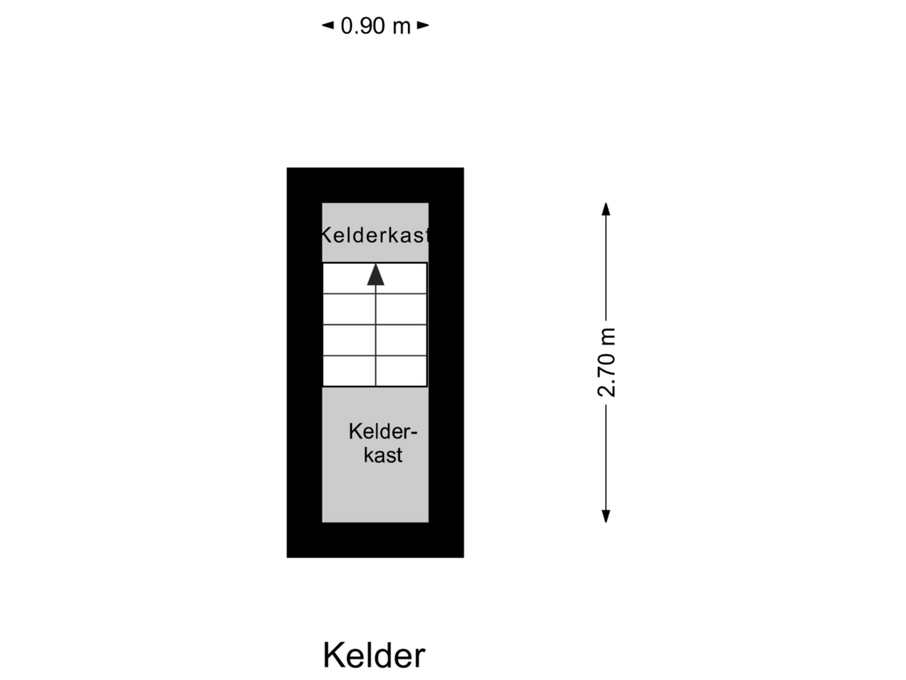 Bekijk plattegrond van Kelder van 's-Heer Hendrikskinderendijk 92