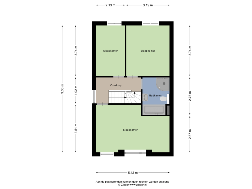 Bekijk plattegrond van Eerste verdieping van Standaardmolenerf 11