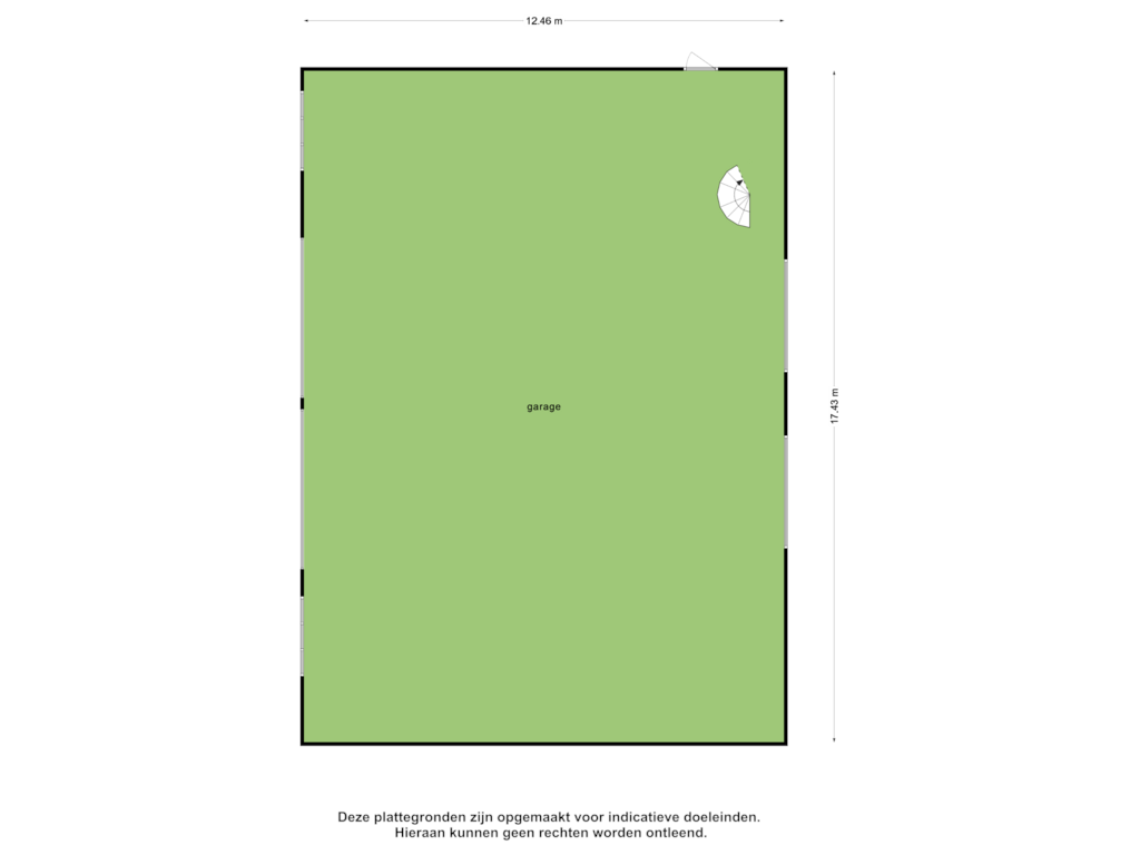 Bekijk plattegrond van Berging van Halve Raak 32