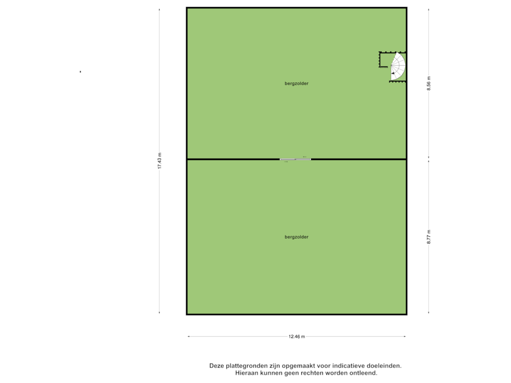 Bekijk plattegrond van Berging-1e van Halve Raak 32