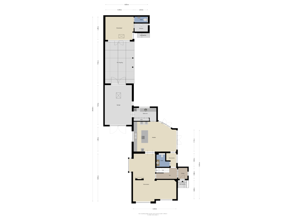 Bekijk plattegrond van Begane Grond van Tungeler Dorpsstraat 47