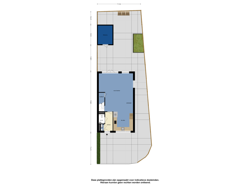 Bekijk plattegrond van Begane Grond Tuin van Dijkgraafstraat 28