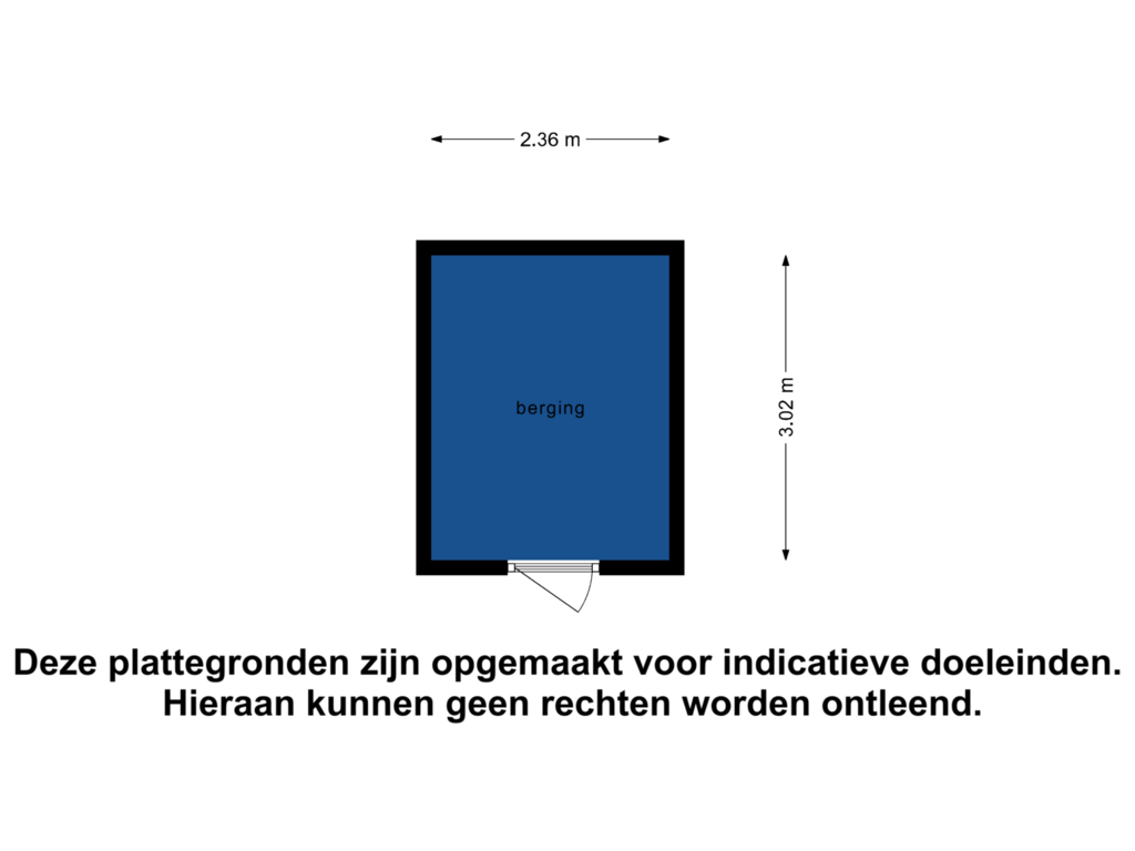 Bekijk plattegrond van Berging van Dijkgraafstraat 28