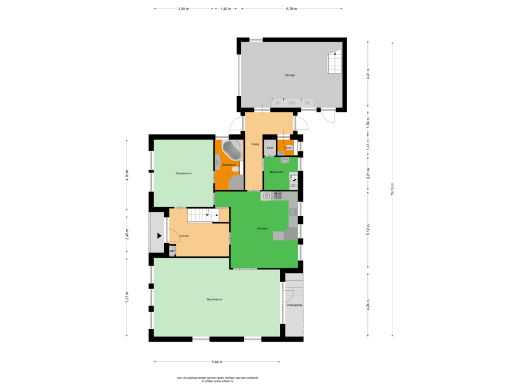 Bekijk plattegrond van Begane grond van Sluitappel 25