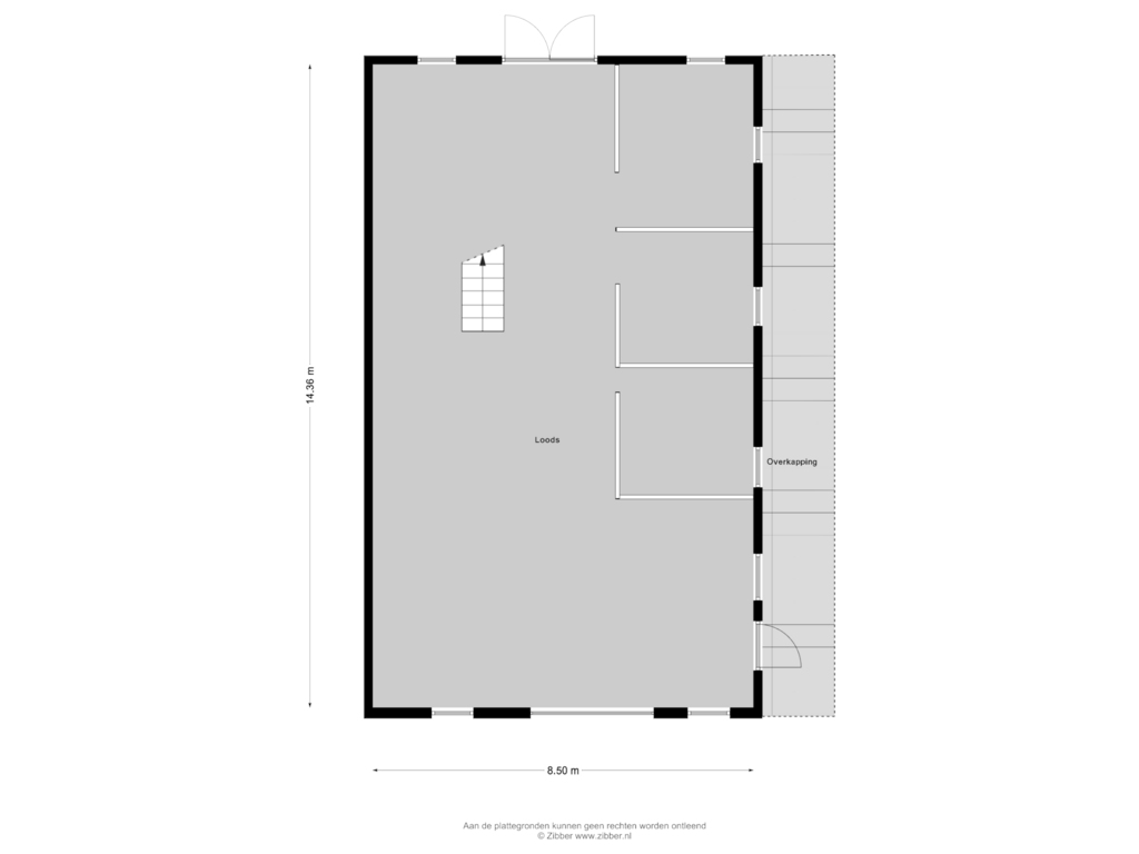 Bekijk plattegrond van Garage van Sluitappel 25