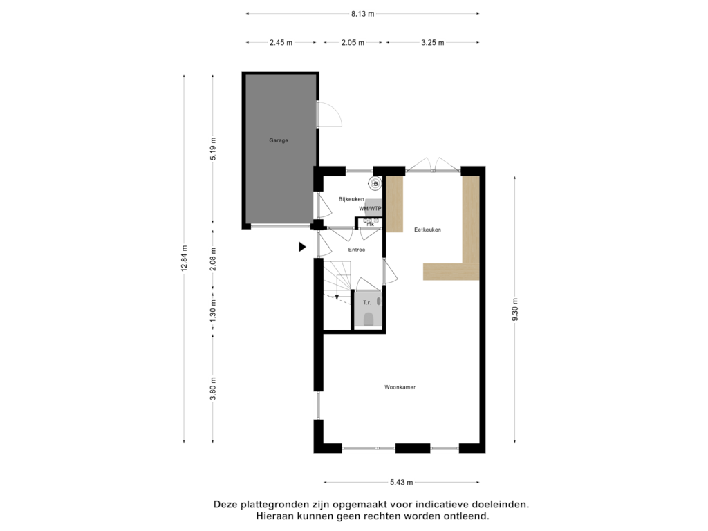 Bekijk plattegrond van Begane Grond van Nassaulaan 3