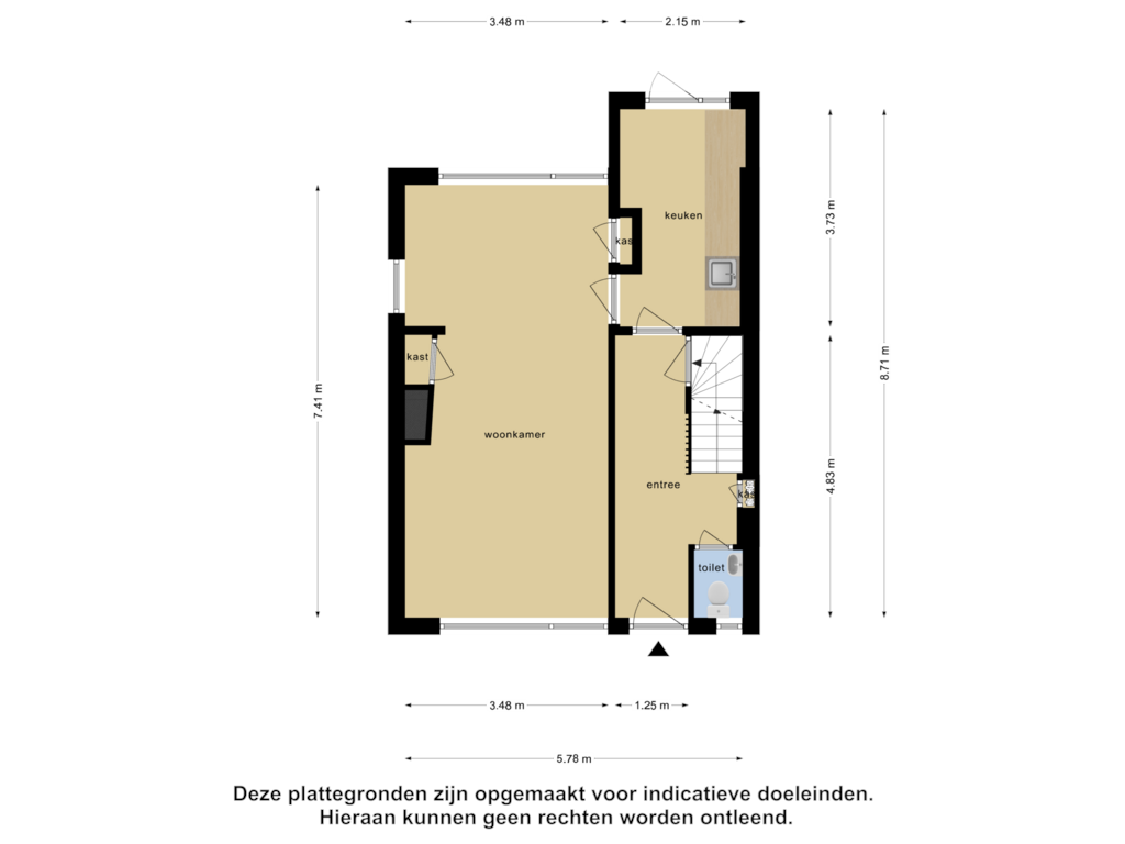 Bekijk plattegrond van Begane Grond van Scheperijweg 1