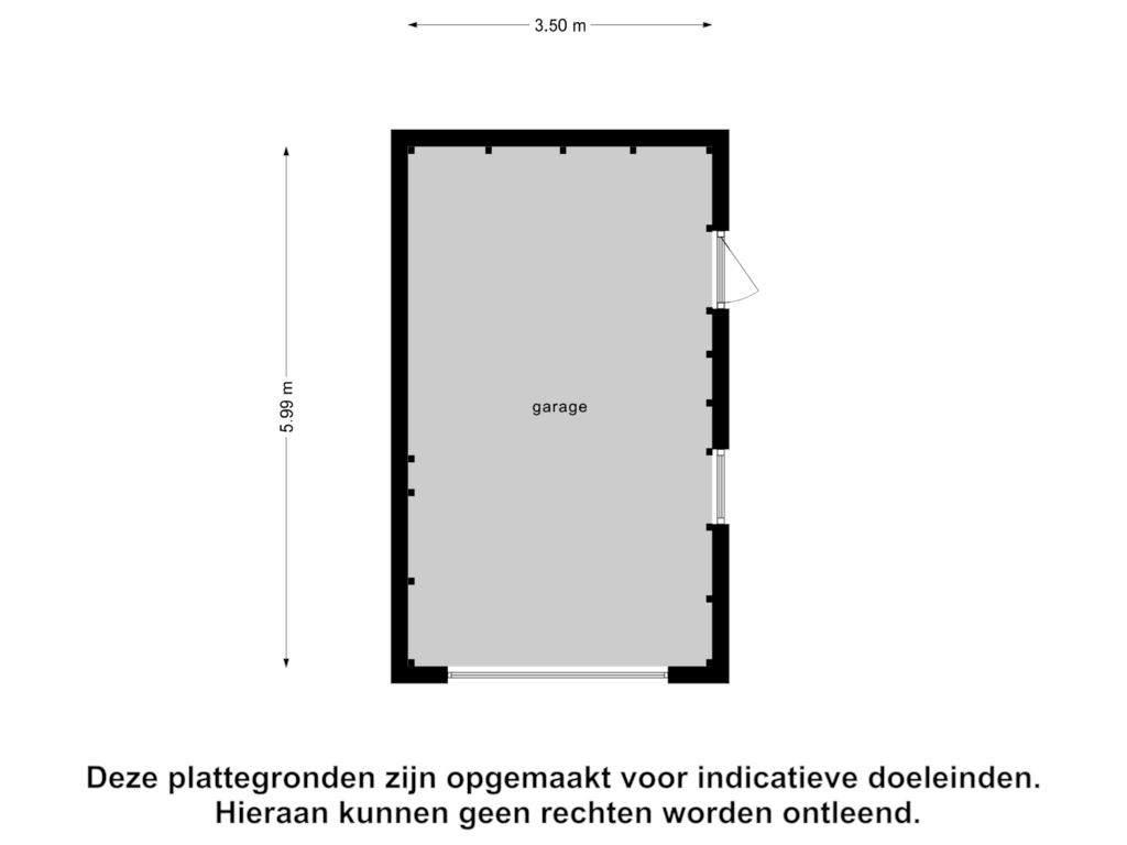 Bekijk plattegrond van Garage van Scheperijweg 1