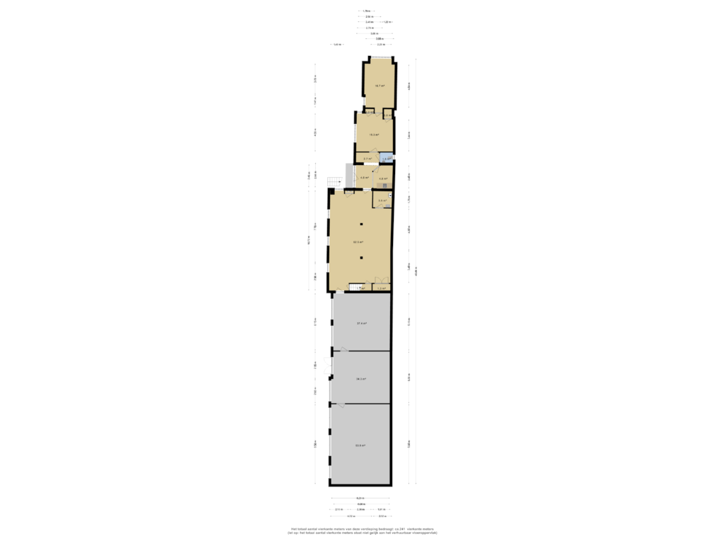 Bekijk plattegrond van BOG  -  Begane grond van Hondevoort 6