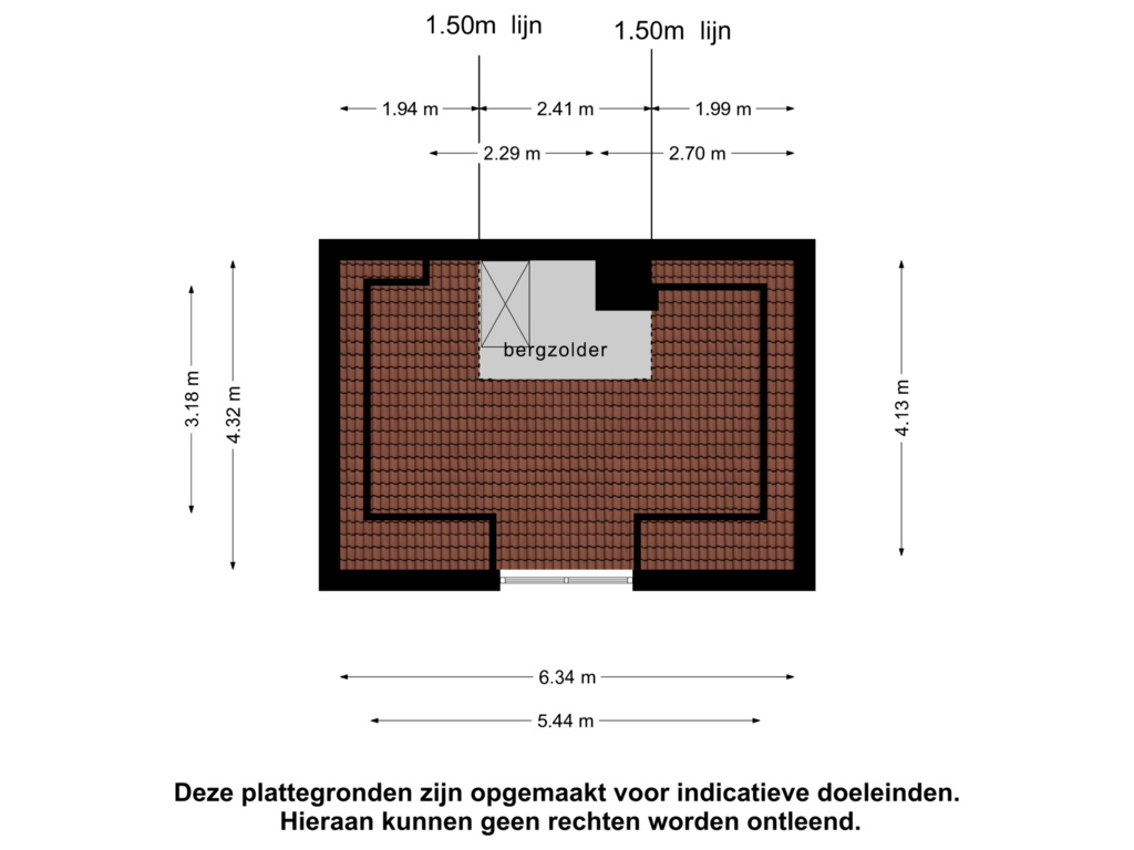 Bekijk plattegrond van 2e verdieping van Hondevoort 6