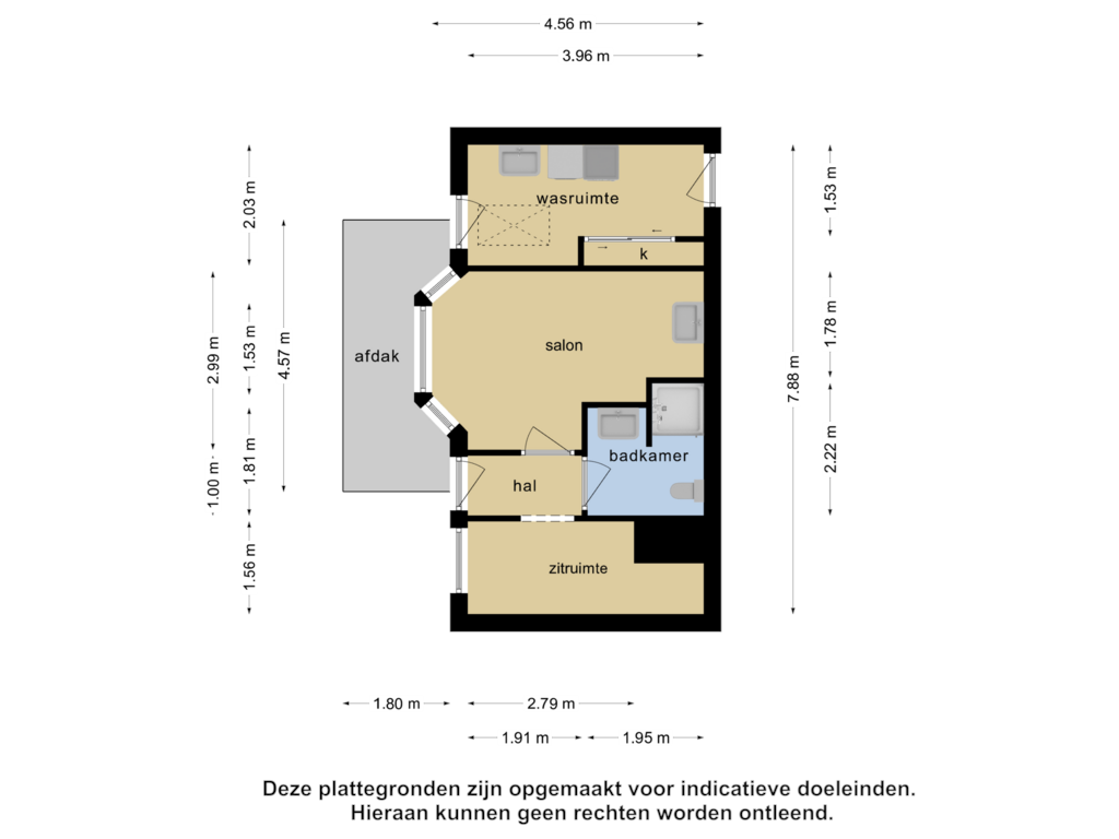 Bekijk plattegrond van Bijgebouw-bg van Hondevoort 6