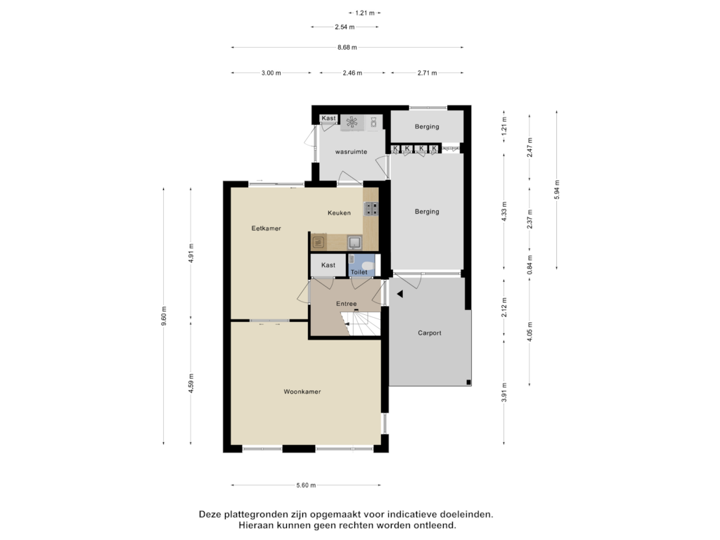 Bekijk plattegrond van Begane Grond van Gruttoweg 3