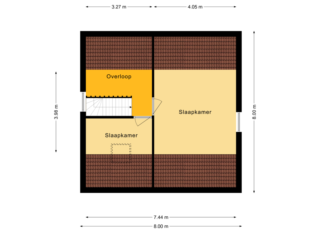 Bekijk plattegrond van 2e Verdieping van Ten Utlodreef 5