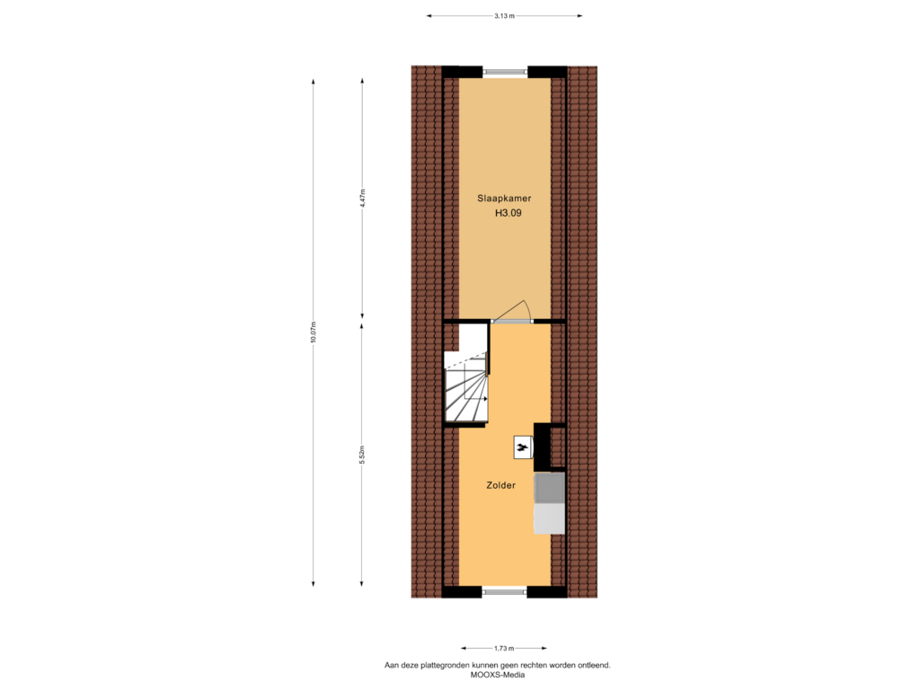 Bekijk plattegrond van tweede etage van Narcisstraat 4