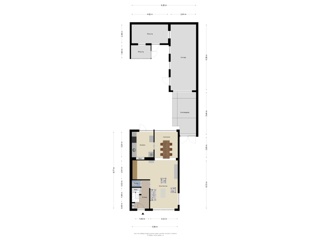 Bekijk plattegrond van Begane Grond van Veedijk 10