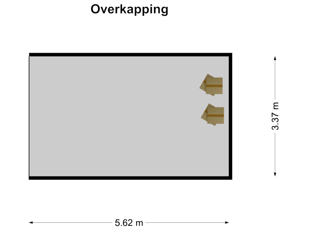 Bekijk plattegrond van Overkapping van Vos 4