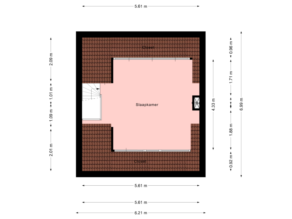 Bekijk plattegrond van 2e verdieping van Goudenregenlaan 9