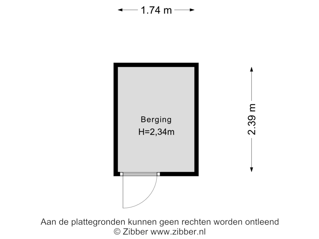 Bekijk plattegrond van Berging van Dr Wibautplein 130