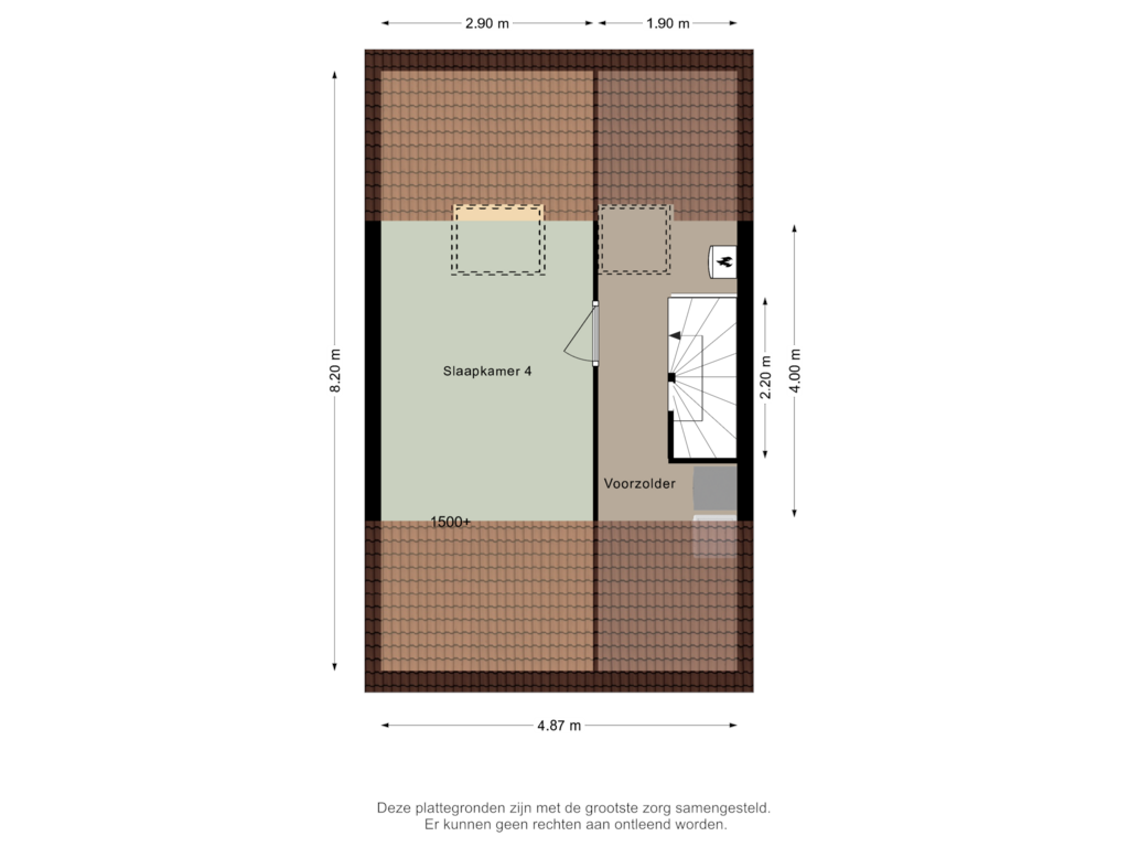 Bekijk plattegrond van Tweede verdieping van Dudokhof 47