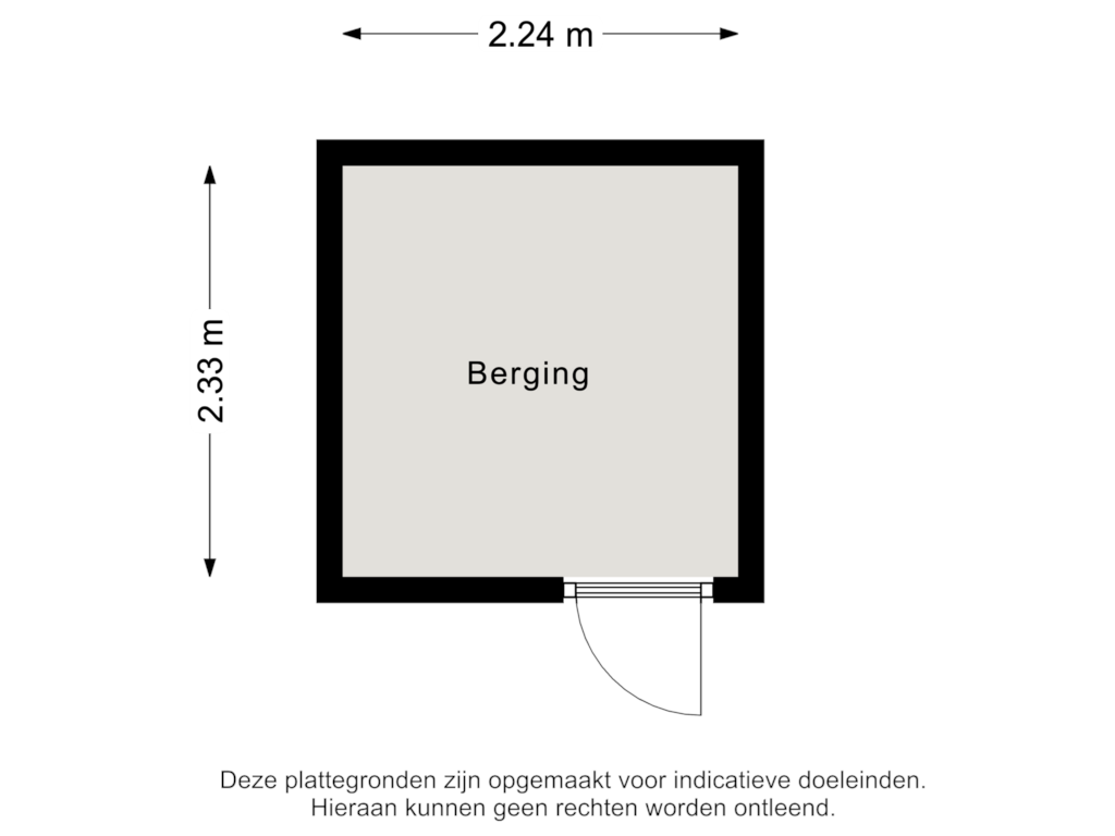 Bekijk plattegrond van Berging van Rijckert Aertszweg 71