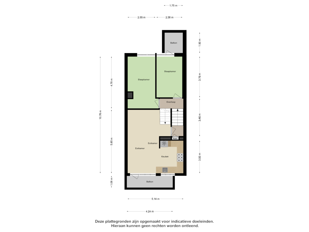 Bekijk plattegrond van Eerste Verdieping van Sikkelkruid 4