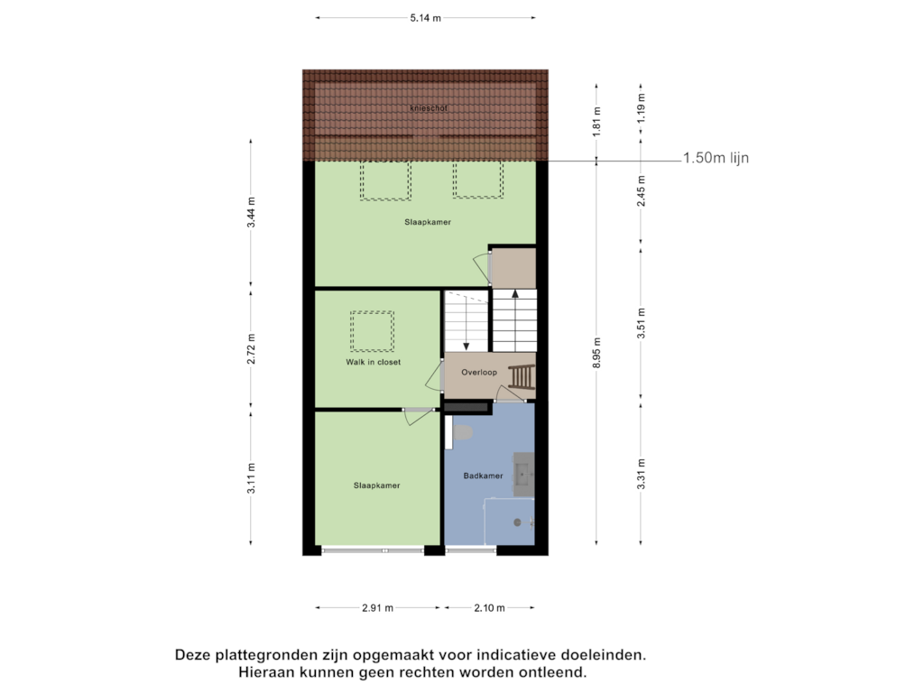 Bekijk plattegrond van Tweede Verdieping van Sikkelkruid 4